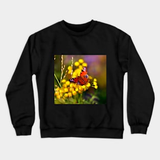 Autumnal Butterfly Poetry Crewneck Sweatshirt